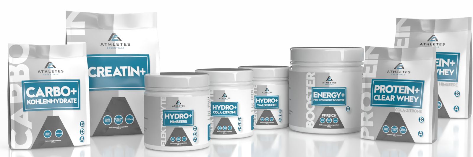 Athletes Essentials ist unser offizieller Partner für isotonische Sporternährung